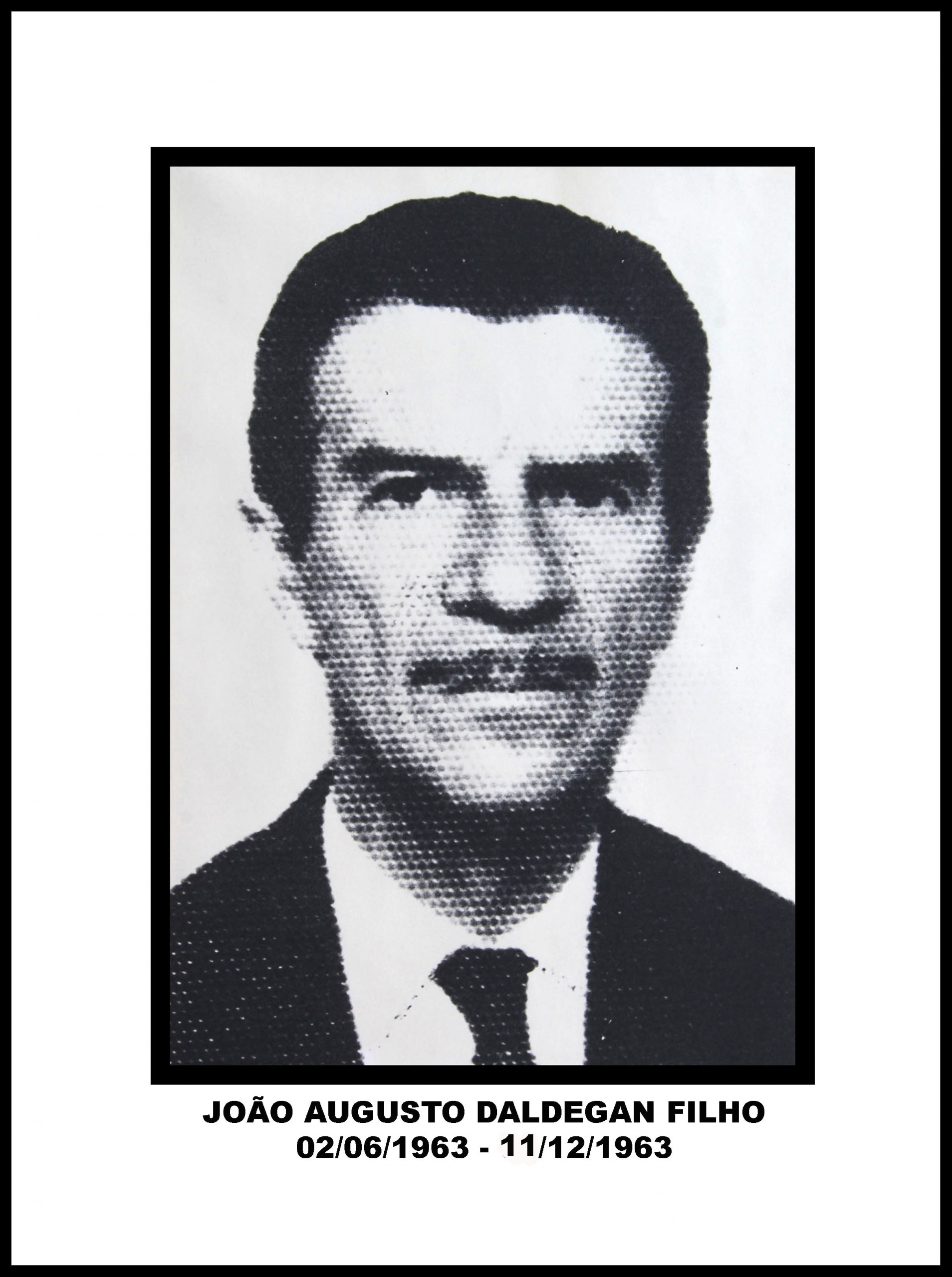 Retrato oficial de José Augusto — Venerável Mestre